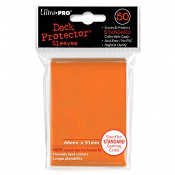 Ultra Pro Orange Standard Deck Protector 50ct