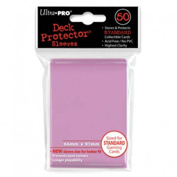 Ultra Pro Pink Standard Deck Protector 50ct 