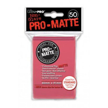 Ultra Pro Pro-Matte Deck Protector Fuchsia 50ct