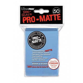 Ultra Pro Pro-Matte Deck Protector Light Blue 50ct