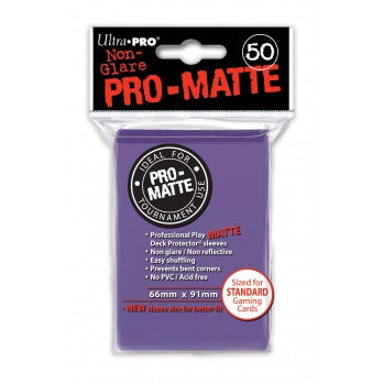 Ultra Pro Pro-Matte Deck Protector Purple 50ct