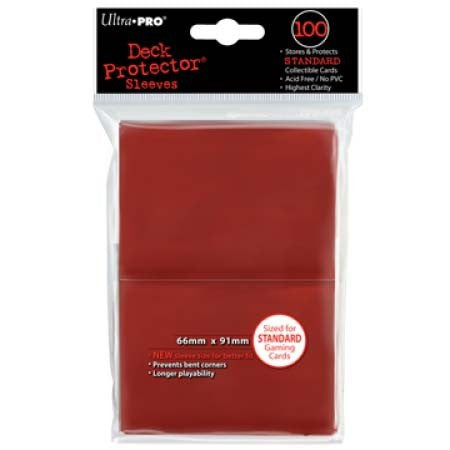 Ultra Pro Red Deck Protector 100ct