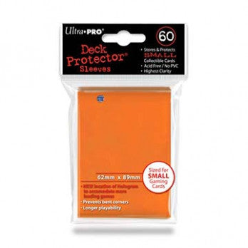 Ultra Pro Small Orange Deck Protector 60ct 