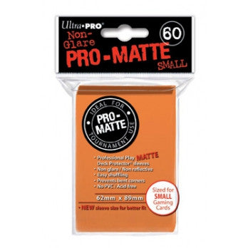 Ultra Pro Small Pro-Matte Deck Protector Orange 60ct 