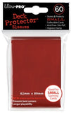 Ultra Pro Small Red Deck Protector Sleeves 60ct