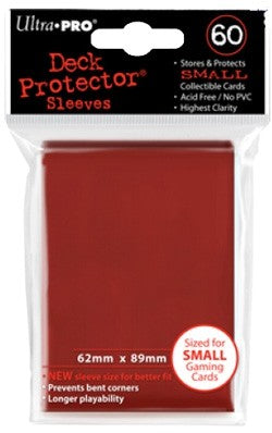 Ultra Pro Small Red Deck Protector Sleeves 60ct