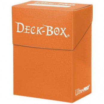 Ultra Pro Solid Orange Deck Box 