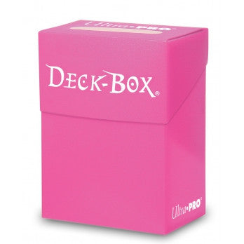 Ultra Pro Solid Pink Deck Box 