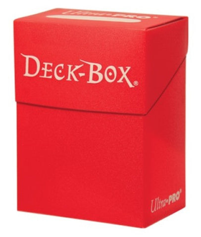 Ultra Pro Solid Red Deck Box