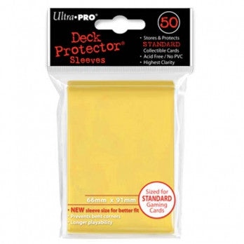 Ultra Pro Yellow Standard Deck Protector 50ct 