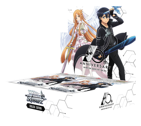 Weiss Schwarz Animation Sword Art Online 10th Anniversary English Booster Box (Release date 21 April 2023)