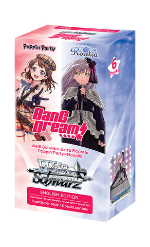 Weiss Schwarz Poppin'Party×Roselia Extra Booster Box (Release Date 21 Jan 2022)