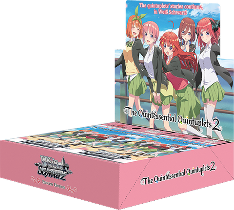 Weiss Schwarz The Quintessential Quintuplets 2 English Booster Box (Release Date 19 Aug 2022)