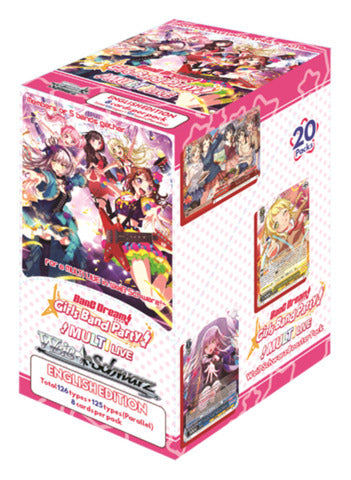 Weiss Schwarz BanG Dream! Girls Band Party! MULTI LIVE Booster Box-English (Release Date 31/05/2019)