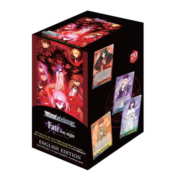Weiss Schwarz Booster Box Fate/Stay Night Heaven's Feel-English (Relea –  The Games Corner