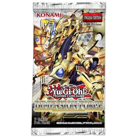 Yu-Gi-Oh! Dimension Force Booster Pack (RELEASE DATE: 19/05/2022)