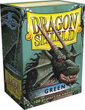 Dragon Shield 100 Protective Sleeves Green