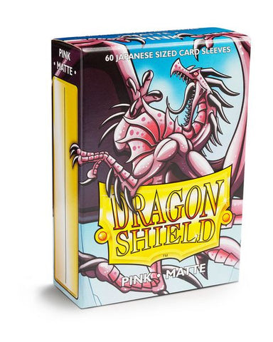 Dragon Shield 60 Japanese Card Sleeves Pink Matte