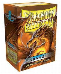 Dragon Shield 100 Protective Sleeves Orange