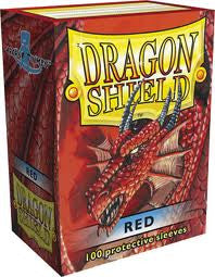 Dragon Shield 100 Protective Sleeves Red