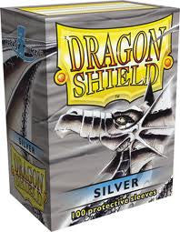 Dragon Shield 100 Protective Sleeves Silver