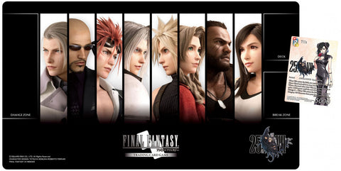 Final Fantasy TCG Limited Edition 25th Anniversary Playmat and Foil Tifa Promo Card (Available for Sale now!)